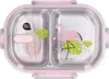 Lunchbox met compartimenten, bekleed met roestvrij staal Productafbeelding-voorbeeld 7