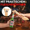 Škrabka na čištění grilů, dřevěná, s drážkami, čistič na Náhled obrázku produktu 4