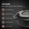 Grillx Dutch Oven 9 Liter inklusive Aufbewahrungshülle - Produktbild-Vorschau 2