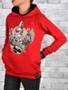 BEZLIT Jungen Kapuzen Pullover zweifarbig Rot 122 Produktbild-Vorschau 3