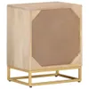 The Living Store Nachttisch 40x30x50 cm Massivholz Mango Produktbild-Vorschau 6