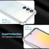 Close-up marketing images of a transparent phone case highlighting its protective features. Produktbild-Vorschau