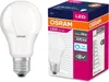 A product shot of an OSRAM LED light bulb next to its packaging. Náhľad obrázku produktu