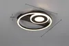 Plafonnier LED, noir, design circulaire, L 32 cm Voir les images du produit 4
