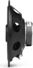 Side view of a black speaker with a silver magnet on the back. Produktbild-Vorschau