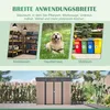 Gartenhaus 242 x 126 x 182 cm, Geräteschuppen aus Metall Produktbild-Vorschau 7