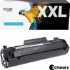 A toner cartridge and its packaging are shown. Produktbild-Vorschau