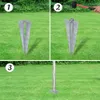 VidaXL Clôture en grillage avec poteaux 15x1 m en acier Voir les images du produit 18