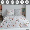 Buymax® Bettwäsche Bettbezug 200x200 cm, Kopfkissenbezug Produktbild-Vorschau 2