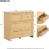 Merax Kommode mit 4 Schubladen, Sideboard mit Rattan, Produktbild-Vorschau 7