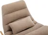 Schaukelsessel - Stoff - Taupe - RELIACO Produktbild-Vorschau 6