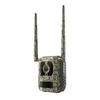 A digital camouflage trail camera with two antennas, shown against a white background. Podgląd zdjęcia produktu