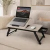 Relaxdays – stolik pod laptopa na łóżko i kanapę, składany Podgląd zdjęcia produktu 2