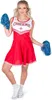 A woman in a cheerleader costume holding pom-poms. Náhled obrázku produktu