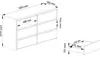 Akord Kommode 6 Schubladen Artisan-Eiche 100X35X57 Cm Produktbild-Vorschau 7