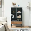 Bücherregal mit Schublade 'Reyljand' 120 x 70 x 40 cm Grau Produktbild-Vorschau 2