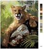 Zuty - Maľovanie podľa čísel - PUMA LEŽIACA NA KAMENI (D. Náhľad obrázku produktu 3