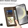 EASDNB Samsung Galaxy S24 5G Lederhülle Flip Wallet Produktbild-Vorschau 2