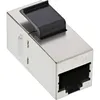 INLINE Keystone RJ45 Buchse Buchse Einsatz SNAP-In Cat.5e Produktbild-Vorschau 1