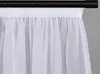 A close-up view of a white sheer curtain hanging from a black curtain rod. Produktbild-Vorschau