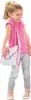wickeltasche mit Zubehör 24 x 24 cm Polyester rosa Produktbild-Vorschau 4
