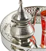 MARRAKESCH rundes Spiegeltablett Nikita 30cm groß Silber | Produktbild-Vorschau 4