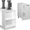 Kücheninsel Vicco Fame-Line Weiß Landhaus/Weiß 90 cm mit Produktbild-Vorschau 5