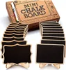 20 STK. Abwischbare Mini Tafel  Klein Holz Kreidetafel mit Produktbild-Vorschau 1