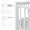 Babybett Kinderbett 60x120 Gitterbett Baby Bett Produktbild-Vorschau 9