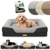 Lit orthopédique pour chien ELONEO, taille S - Gris Voir les images du produit 1