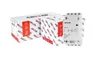 A product shot of an electrical component and its packaging. Produktbild-Vorschau