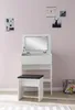 FineBuy Schminktisch FB51641 60x81x40 cm Weiß Konsolentisch Produktbild-Vorschau 5