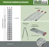 TRUTZHOLM 2 x Auffahrrampe klappbar 228 cm Traglast 680 kg Produktbild-Vorschau 2
