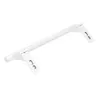 A white refrigerator door handle is shown against a white background. Produktbild-Vorschau