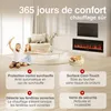 KAMINIO Cheminée électrique MARLON - Cheminée électrique 3 Voir les images du produit 5