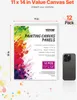 VEVOR Plátno (280 x 355 mm) na malování, 12 kusů, bavlna, Náhled obrázku produktu 2