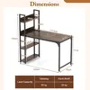 COSTWAY Computertisch mit Ladenstation, 120 CM Schreibtisch Produktbild-Vorschau 7