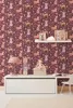 ESTAhome behang katjes aubergine paars en roze 50 x 900 cm Productafbeelding-voorbeeld 4