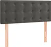 The Living Store Kopfteil Dunkelgrau 90x5x78/88 cm Samt Produktbild-Vorschau 2