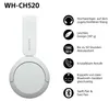 Sony WH-CH520 hoofdtelefoon, draadloos, hoofdband, geschikt Productafbeelding-voorbeeld 8