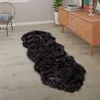 Kunstfell Fellteppich Imitat Teppich Hochflor Sitzkissen Produktbild-Vorschau 1