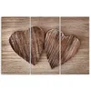 Triptychon auf leinwand andere - braun 120x80 cm Feeby Produktbild-Vorschau 3
