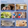 Collage of images showing various uses of a portable shower pump. Produktbild-Vorschau