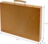 A closed wooden art case with dimensions indicated. Náhled obrázku produktu
