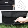 A collage showing a dog playpen and accessories. Produktbild-Vorschau