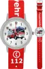 Pacific Time Feuerwehr Armbanduhr Kinder Jungen Mädchen Produktbild-Vorschau 1