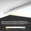 LED Panel 100x25 cm - 24W, 2600lm, dimmbar, Fernbedienung, Produktbild-Vorschau 6