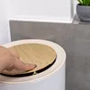 Intirilife Kosmetikeimer hoher Mülleimer in Weiß mit beiger Produktbild-Vorschau 5