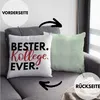 Trendation - Bester Kollege Deko-Kissen mit Füllung 40x40 Produktbild-Vorschau 2
