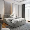 A bedroom scene with a bed as the main focus. Produktbild-Vorschau